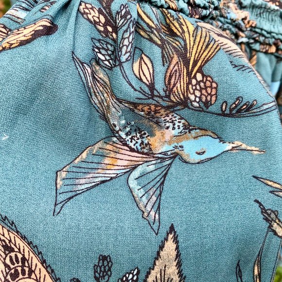 Free People Asymmetric Floral Swing Tiered Top - Picture 5 of 8